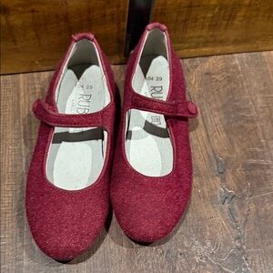 Red Kids Mary Jane Dress Shoes